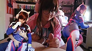 [Overwatch] D.Va gets Fucked Hard After losing a game♡ cosplay sex