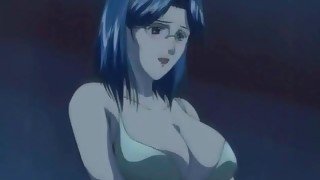 Huge tits on hentai girl that gets laid