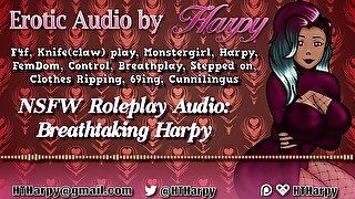 You Intrude on a Dominant Harpy (Erotic Audio for Women by HTHarpy)