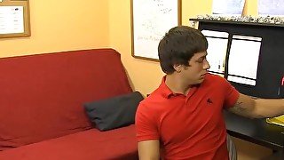 Office anal sex with young gay buddies