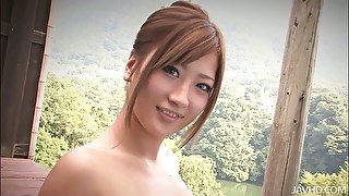 Japanese girl Aika hot outdoor adventures