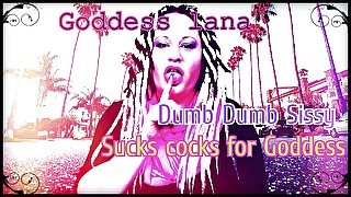 AUDIO ONLY - Dumb dumb sissy sucks cocks for Goddess