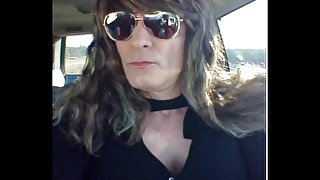 Sexy crossdresser Cindy loves playing with big toys