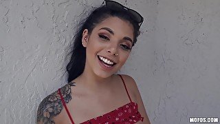 Public Pickups hot POV scene with Gina Valentina