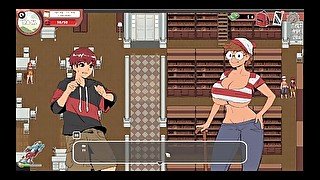 Spooky Milk Life [ Taboo hentai game ] Ep.18 flashing my cock to nerdy girl in the public library