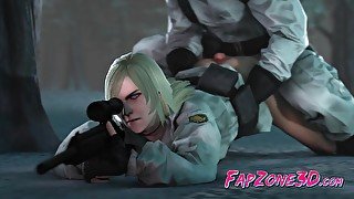 Naked Game Babes from Metal Gear - Compilation