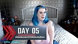 No Nut November With Alice Mayflower - Day 5