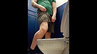 Heavy, messy mid-workout piss