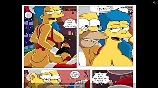 The Simpsons Christmas special Sitcom Comic Porn Cartoon Porn Parody