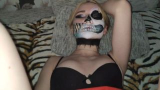 Halloween sex in masks. My teen girlfriend HOT real orgasm. 60FPS. 1080.