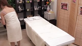 Toro's japanese cunt fuked by me in massage video with sex