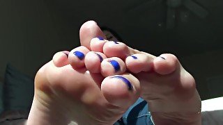 blue paint