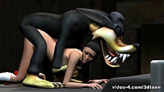 Riding Little Red, Doggy Style - 3DToonTube