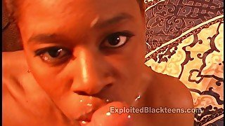 Ebony First TImer does a Great Job in Her Amateur Porn Video