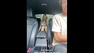 Blonde Teen Wants To Be Fucked Inside The Car