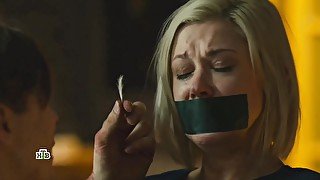 Maria Pirogova Tape Gagged