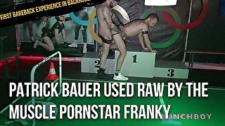 Patrick Bauer used raw by the muscle pornstar Franky