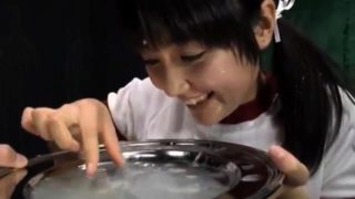 Naughty Japanese teen is addicted to hot jizz and hard sex