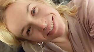 Real couple after party pov facial cumshot true love