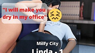 I couldn't help myself. It's my stepson but... I really want his cock. - (Milfy City - Linda - 1)