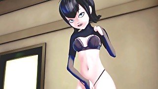 Hotel Transylvania - Mavis Dracula masturbation - Hentai