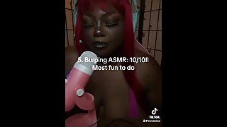 BURP ASMR Drinking Kombucha(use headphones)