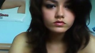 Solo beautiful teen teasing and dancing