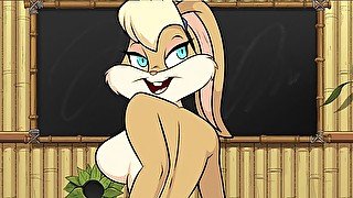 Lola Bunny Reverse Cowgirl X-Ray Creampie Bouncing Ass And Tits - Hole House