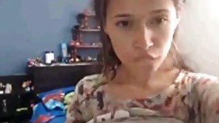 Girl play with Step mom on webcam