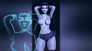 Topless Widowmaker Dancing To Tic Tok Songs