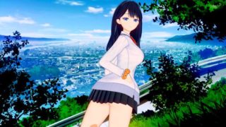 SSSS. Gridman: RIKKA TAKARADA SPREADS HER THICC THIGHS (3D Hentai)