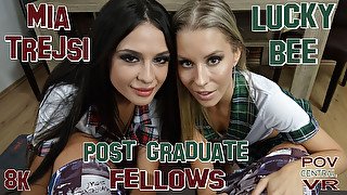 And Post Graduate Fellows With Lucky Bee And Mia Trejsi