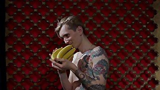 Nicky deeptroat fucking banana show