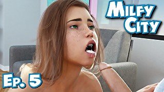 Milfy City # 5 My stepsister finally got a good load of my cum