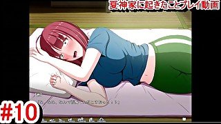 【同人エロゲー 夏神家に起きたこと(体験版)動画10】桃ちゃんの寝姿がエロ可愛い！(爆乳NTR系 抜きゲー 実況プレイ動画 Hentai game Natsu Jinka Ni Okita)