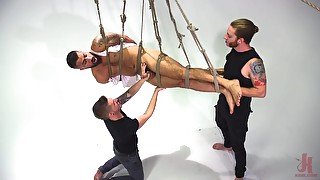 Crazy BDSM gay porn for a bunch of horny lads