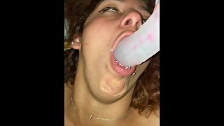 Homemade Latina girlfriend turned into slut