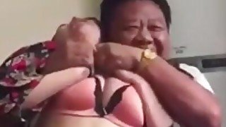 amateur chinese belly and tits flashing