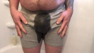 Pissing my underwear