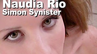 Naudia Rio & Simon Synister strip handjob facial ZY2848