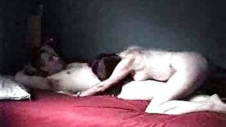 Skinny skank sucking my dick and getting railed doggy position