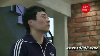 Sexy korean teen home alone