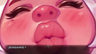 EL TIERNO BESO DE LA PRINCESA DESPUES DE UNA GRAN MAMADA - MY PIG PRINCESS - CAP 21