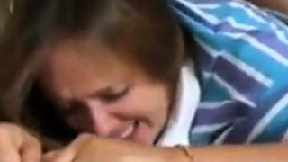 Mom's first time crying Anal