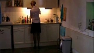 Homemade masturbation hot granny in stockings