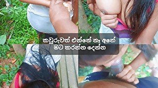 Srilankan Petite Village Girl Outdoor Sex - ඉස්කෝලේ නංගි කැලේ පැනලා දීපු සැප