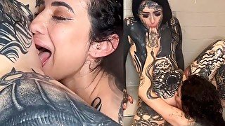 Hot Steamy Lesbian Shower Sex with Frankie Vanian