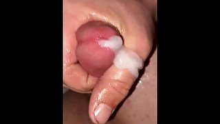 Huge cumshot jerk off