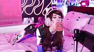 D.va Dva overwatch pilotes fuck machine