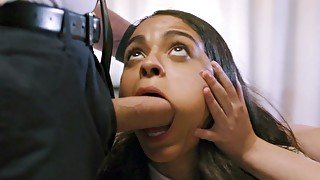 Vienna Black is forced by Casey Calvert to suck the cock